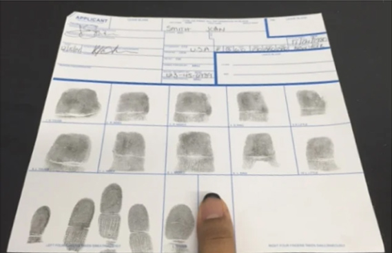 Fingerprint Card Service (FD-258) | Live Scan & Ink Fingerprinting